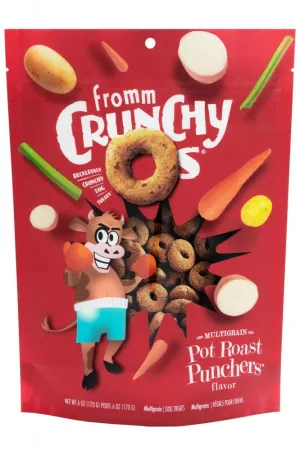 Fromm Crunchy O's Pot Roast Punchers Dog Treats