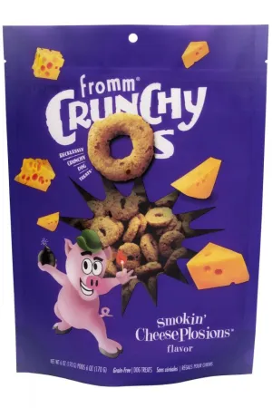 Fromm Crunchy O's Smokin' CheesePlosions Flavor Treats