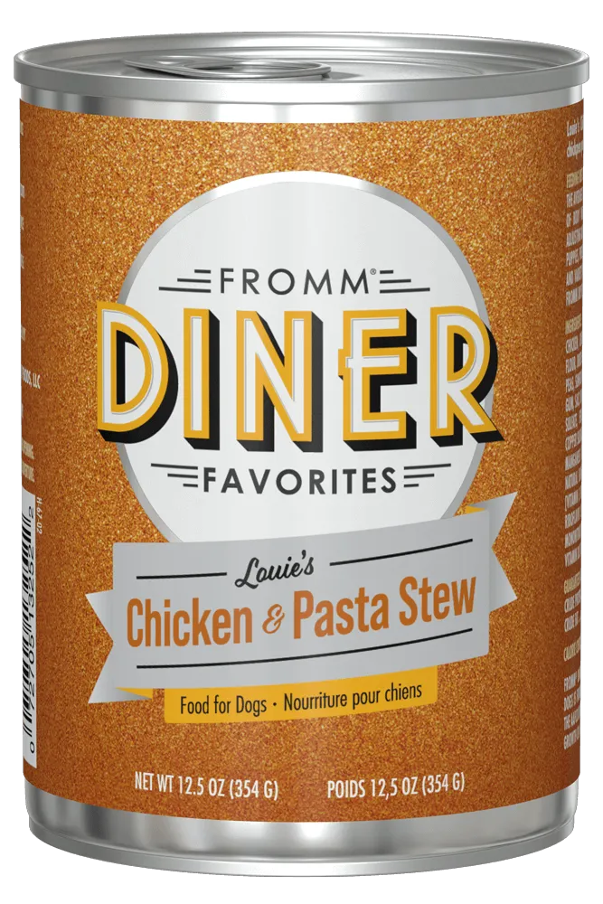 Fromm Diner Favorites Louie's Chicken & Pasta Stew Wet Dog Food