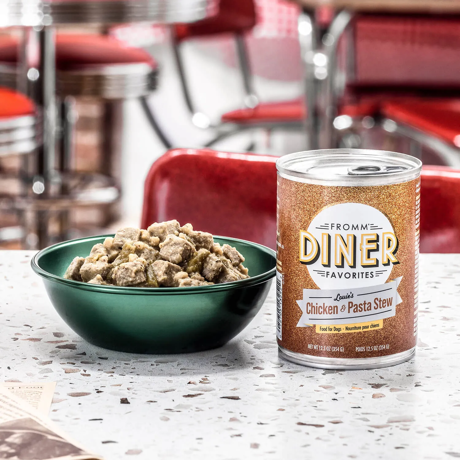 Fromm Diner Favorites Louie's Chicken & Pasta Stew Wet Dog Food