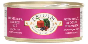 Fromm Four-Star Chicken, Duck & Salmon Pate Canned Cat Food