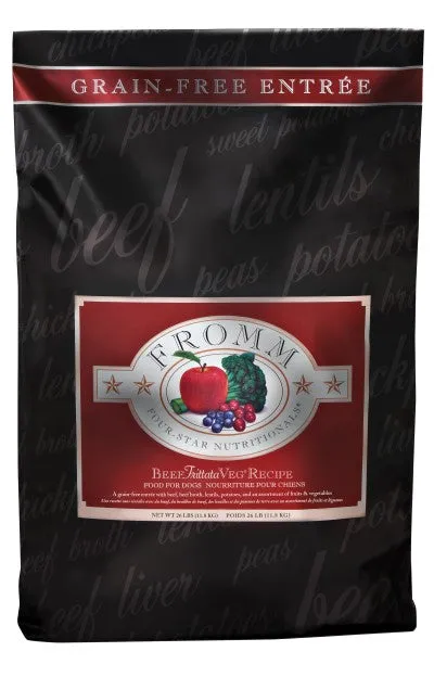 Fromm Four-Star Grain-Free Beef Frittata Veg Dry Dog Food