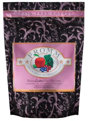 Fromm Four-Star Grain-Free Beef Livttini Veg Dry Cat Food