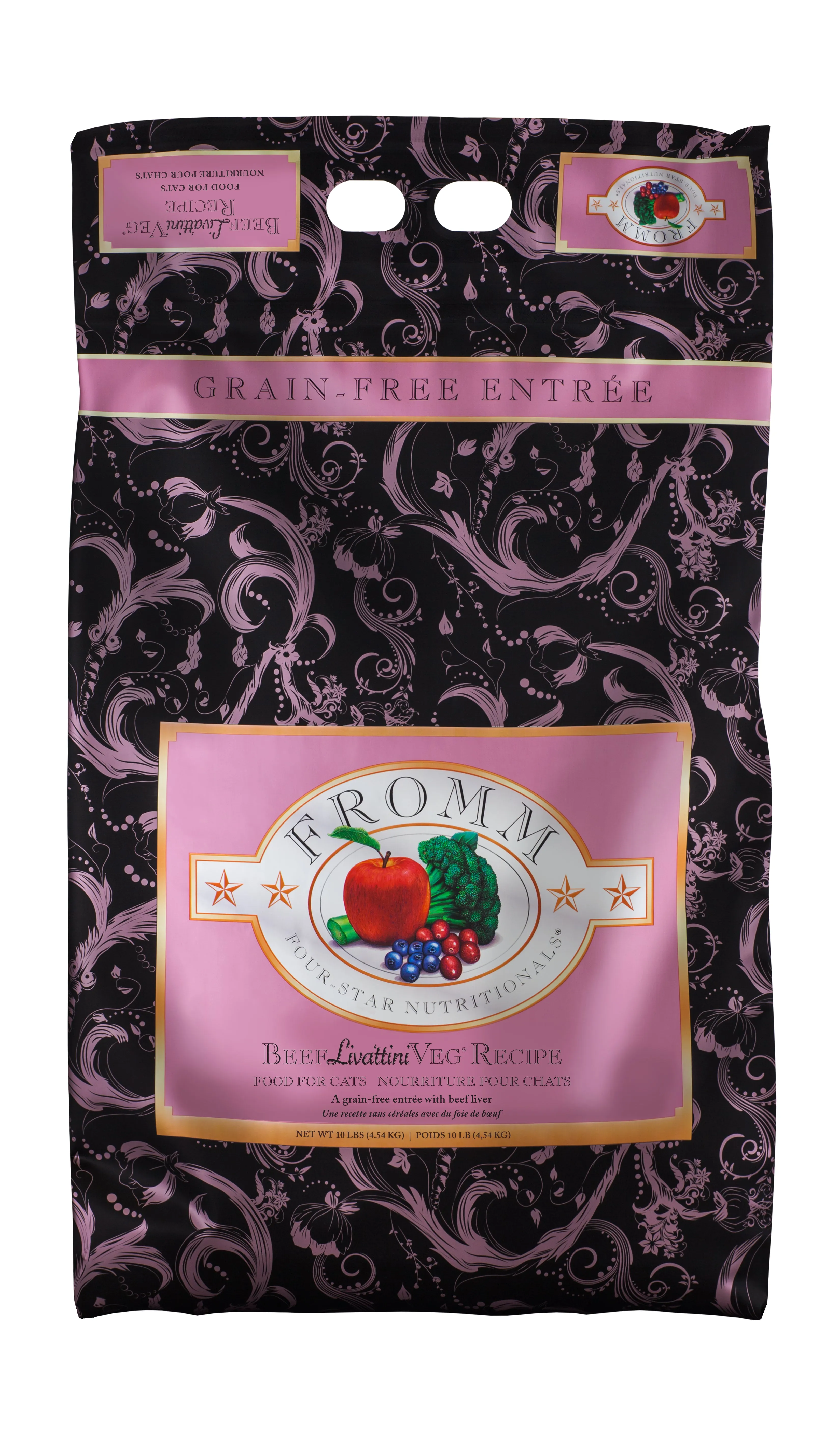 Fromm Four-Star Grain-Free Beef Livttini Veg Dry Cat Food