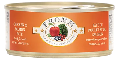 Fromm Four-Star Grain-Free Chicken & Salmon Pate for Cats