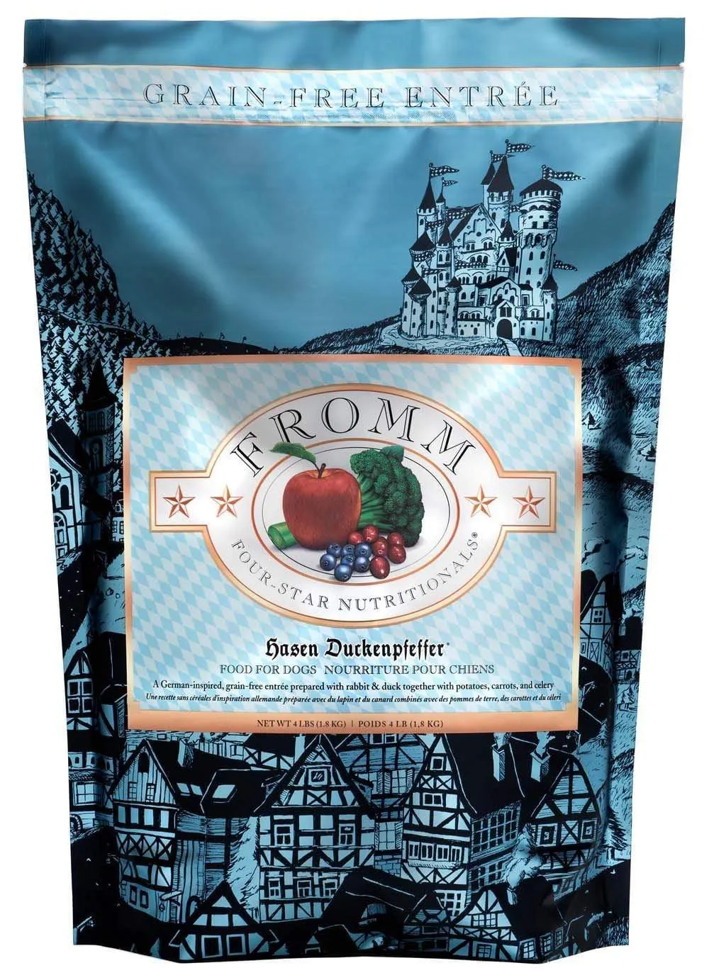 Fromm Four-Star Grain-Free Hasen Duckenpfeffer Dry Dog Food