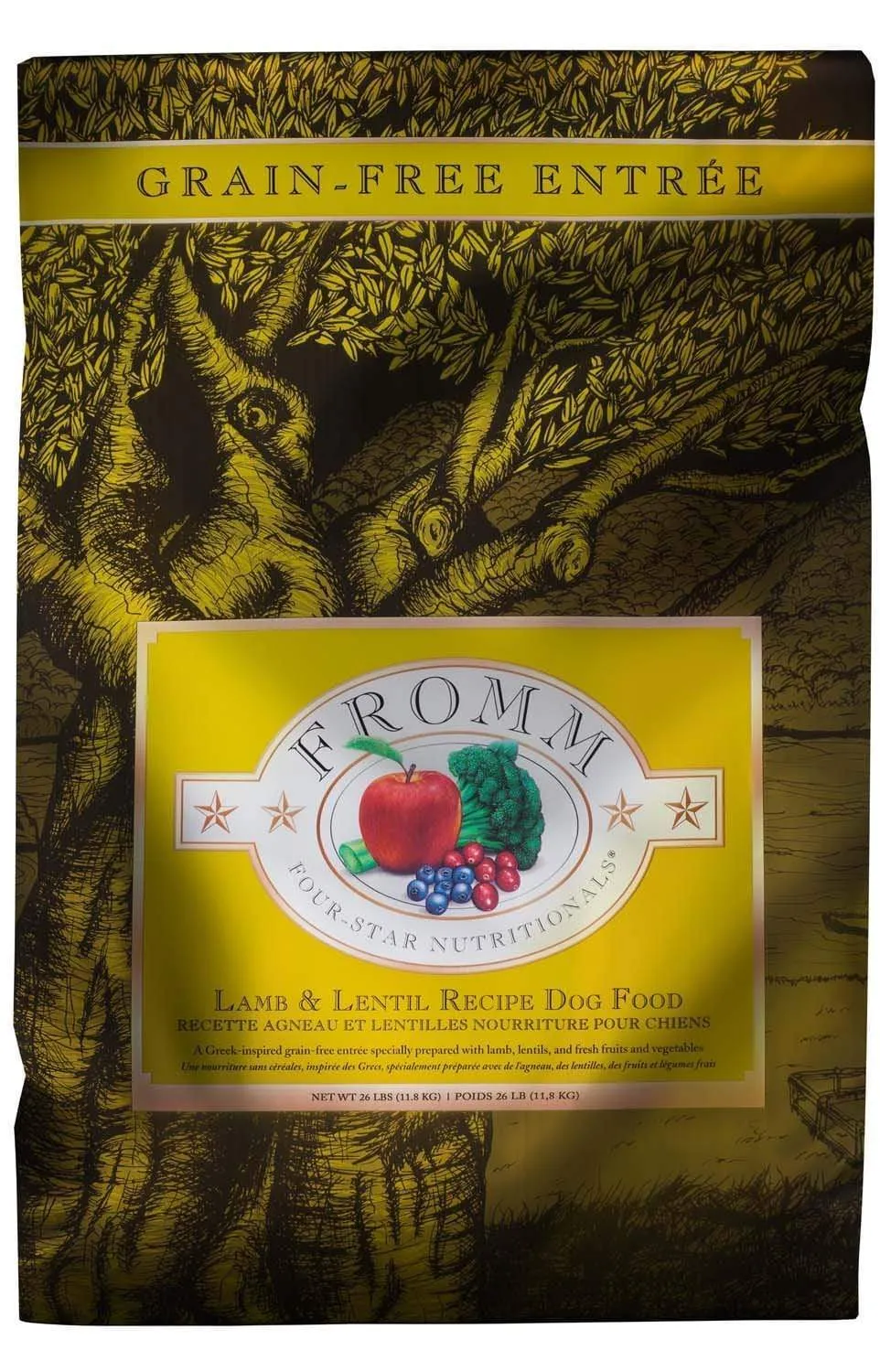 Fromm Four-Star Grain-Free Lamb and Lentil Dry Dog Food