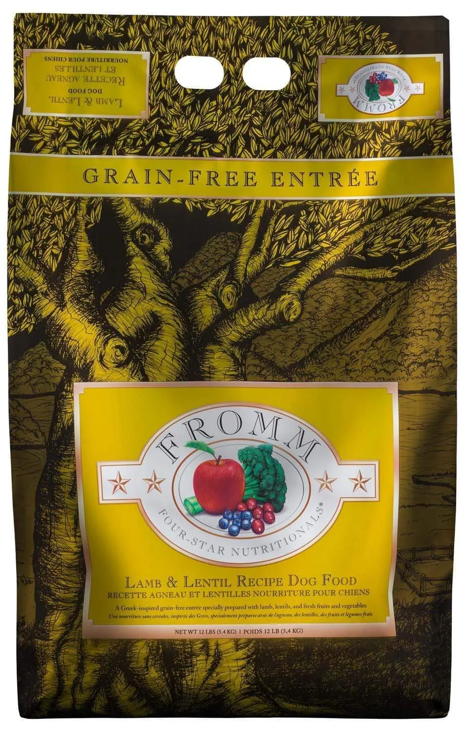 Fromm Four-Star Grain-Free Lamb and Lentil Dry Dog Food