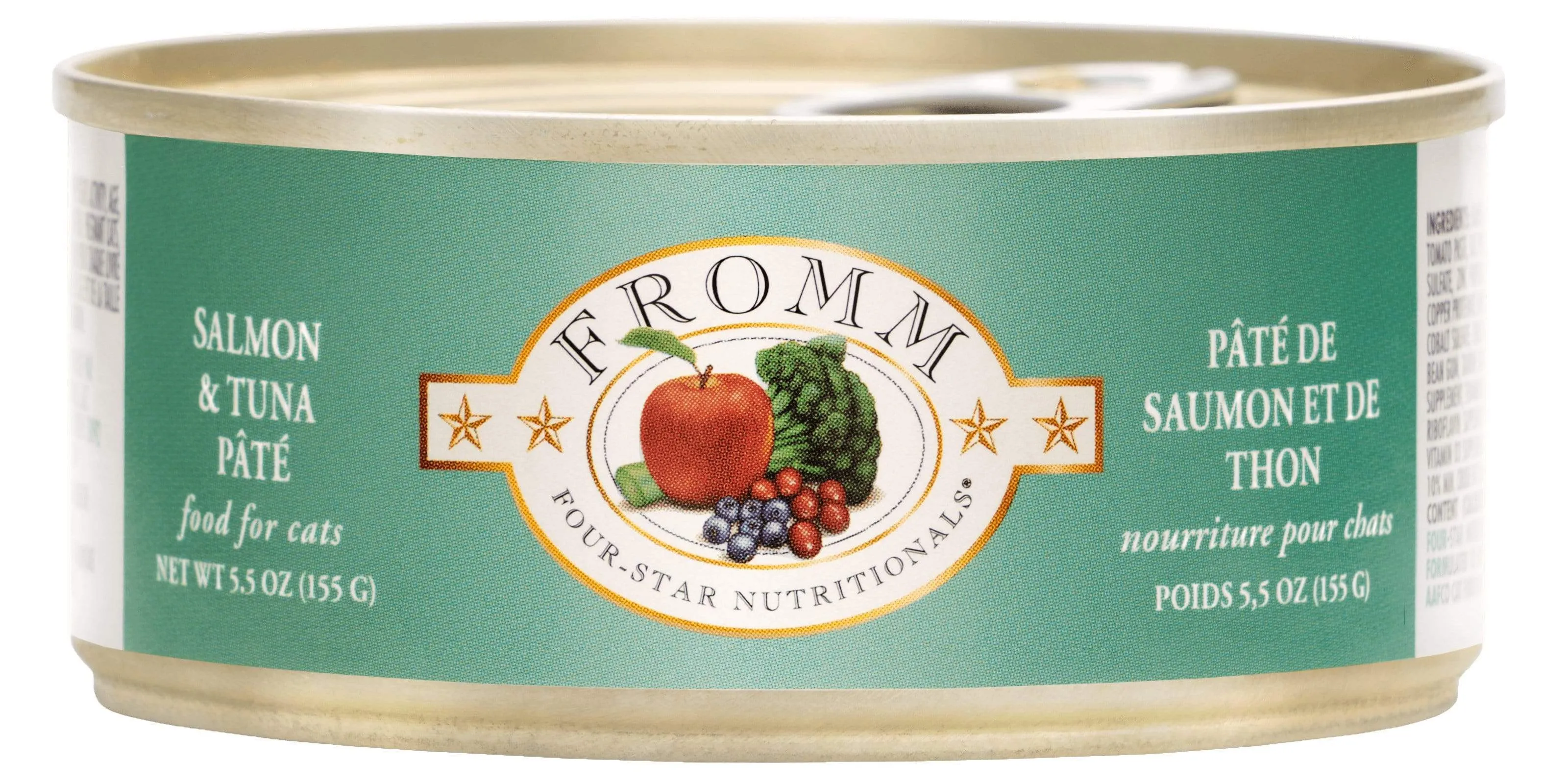 Fromm Four-Star Grain-Free Salmon & Tuna Pate Canned Cat Food