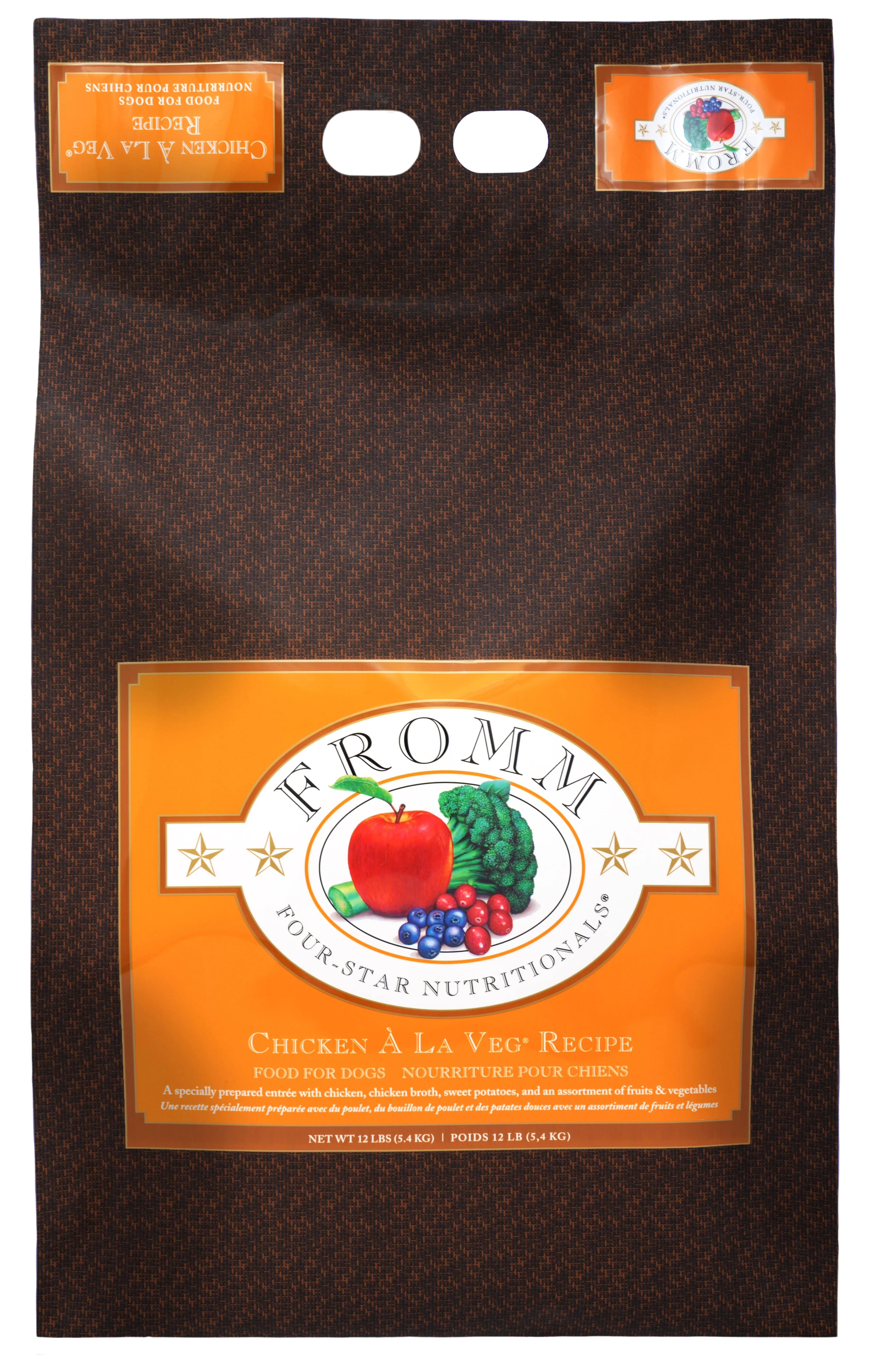 Fromm Four-Star Grain Inclusive Chicken A La Veg Dry Dog Food