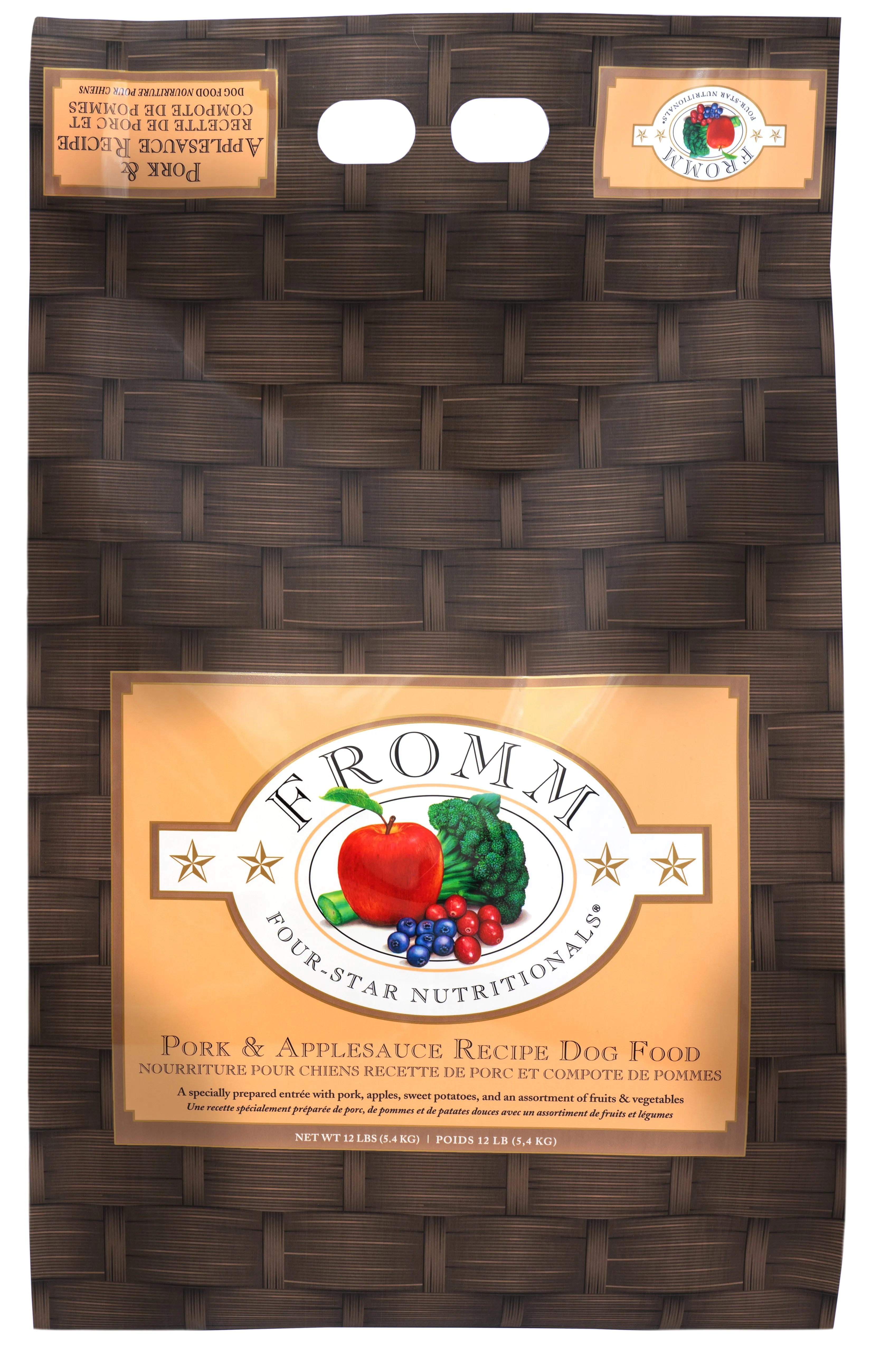 Fromm Four-Star Grain Inclusive Pork and Apple Sauce Dry Dog Food