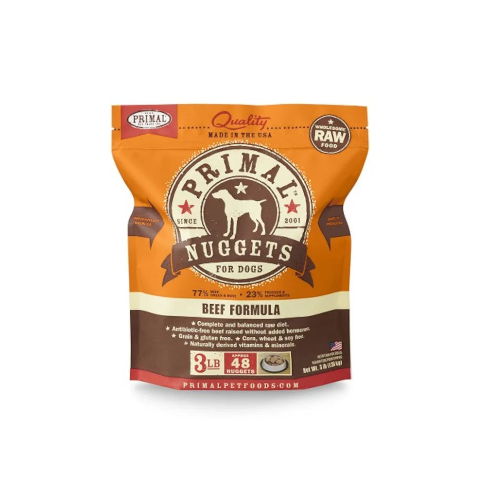 Frozen Beef Dog Food