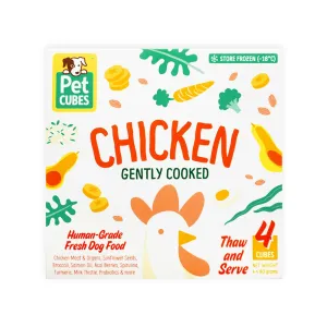 Frozen Fresh Human-Grade Gently Cooked Chicken Adult Dog Food