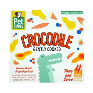 Frozen Fresh Human-Grade Gently Cooked Crocodile Adult Dog Food