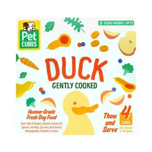 Frozen Fresh Human-Grade Gently Cooked Duck Adult Dog Food