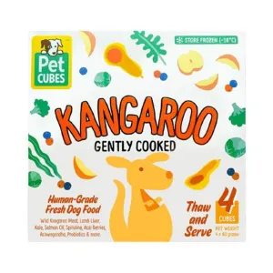 Frozen Fresh Human-Grade Gently Cooked Kangaroo Adult Dog Food