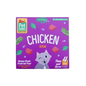 *FROZEN* PetCubes Cat Raw Chicken 320g