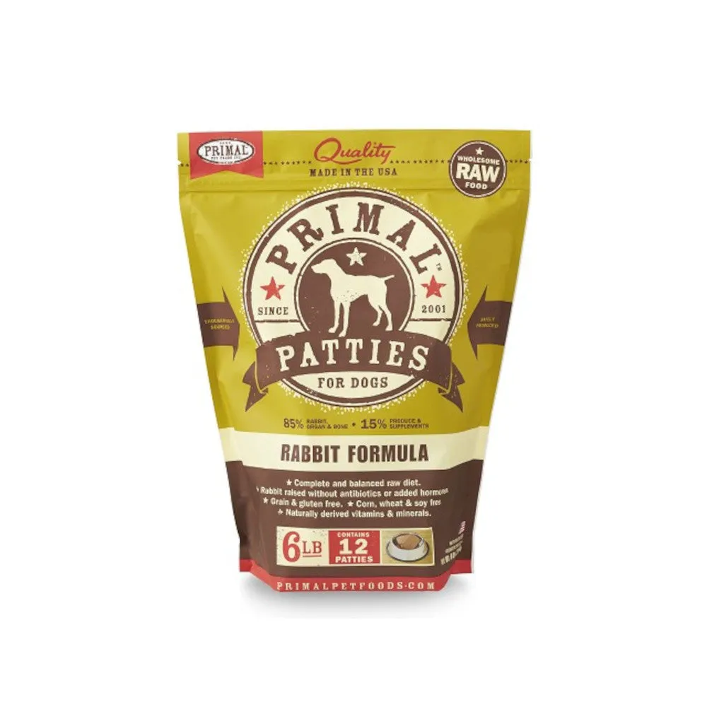 Frozen Rabbit Dog Food
