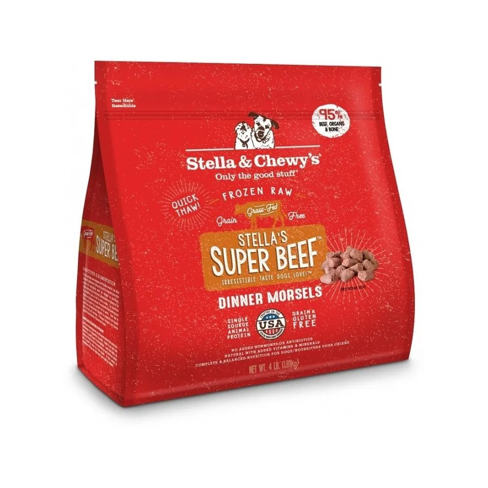 Frozen Raw Beef Dinner Morsels Dog Food