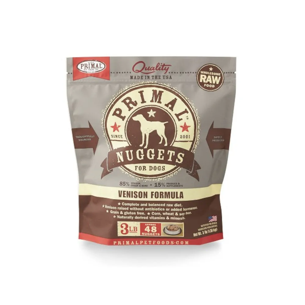 Frozen Venison Dog Food