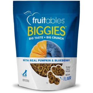 Fruitables Biggies Pumpkin & Blueberry Dog Treats