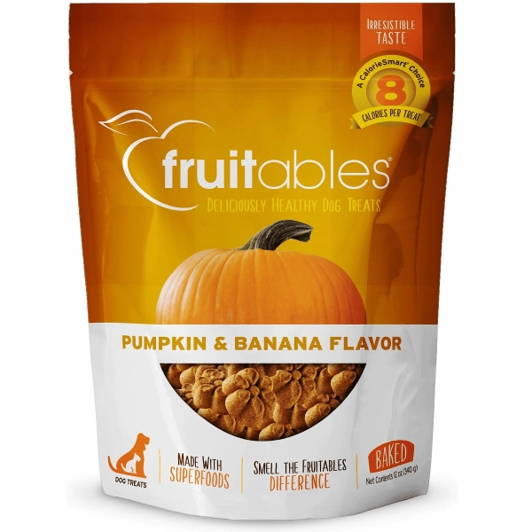 Fruitables Baked Pumpkin & Banana Dog Treats
