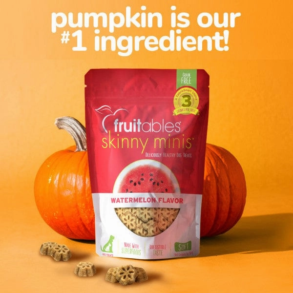 Fruitables Skinny Minis Watermelon Flavor Dog Treats