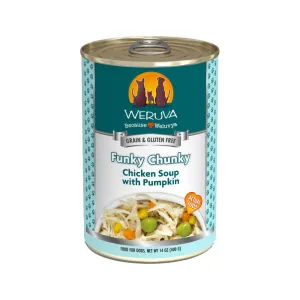Funky Chunky Chicken Soup with Pumpkin Dog Can