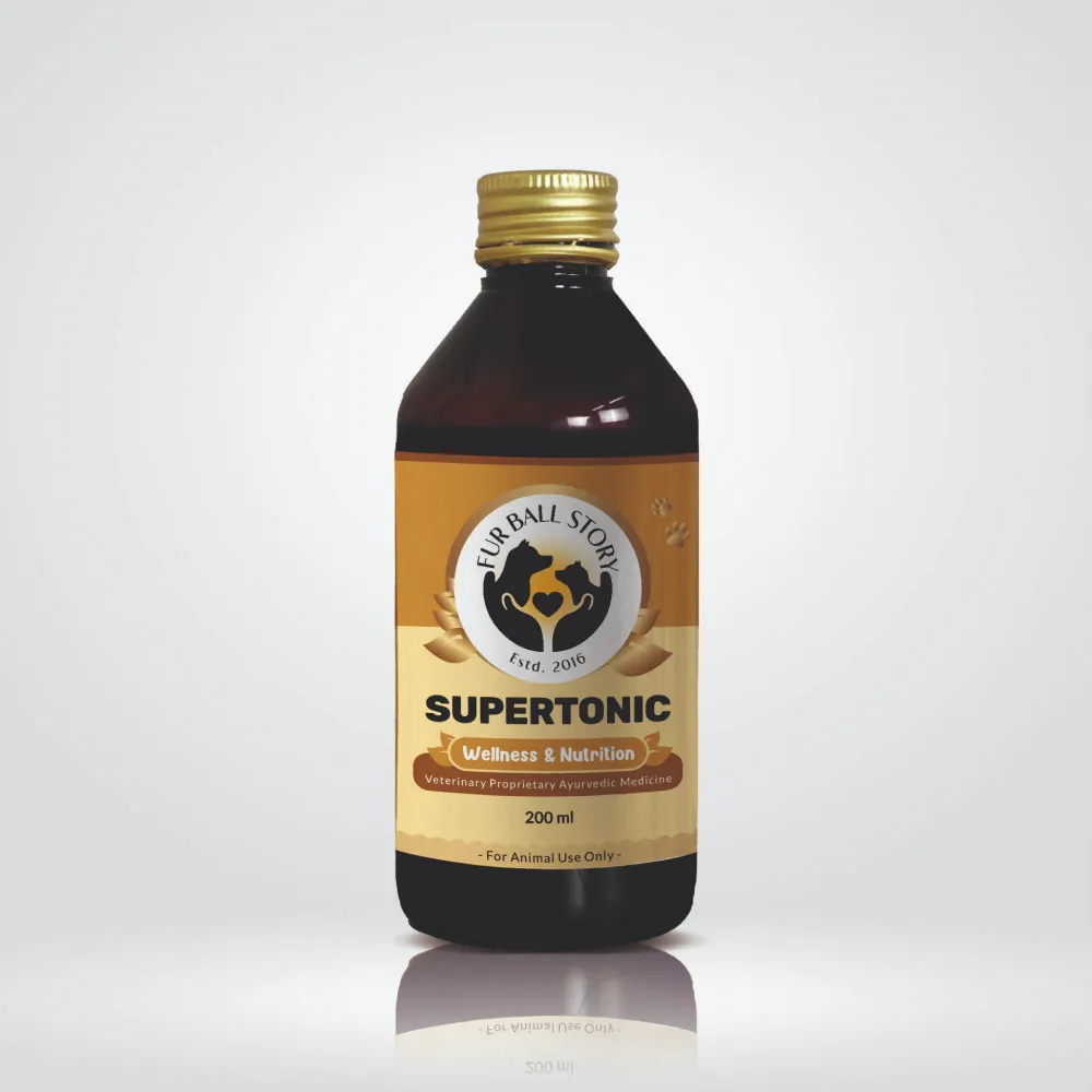FurBall Story Supertonic Overall Wellness Syrup for Dogs and Cats