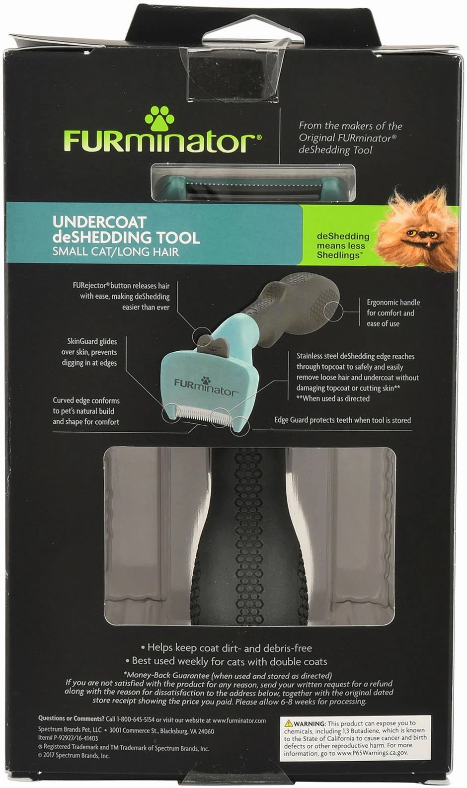 FURminator Undercoat deShedding Tool for Cats