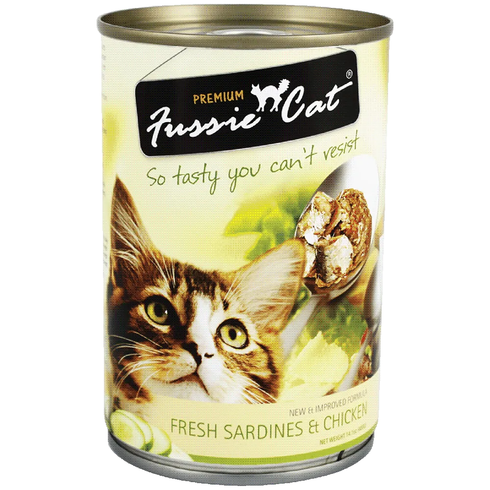 Fussie Cat Fresh Sardine & Chicken 400g