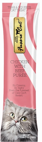 Fussie Cat Chicken with Beef Puree Cat Treat