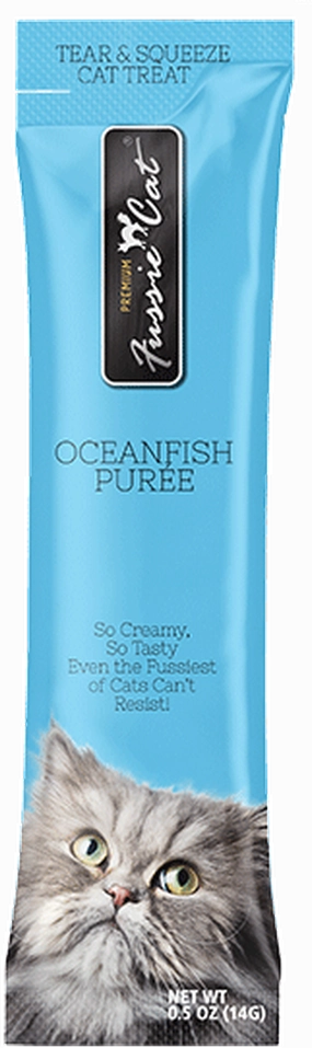 Fussie Cat Oceanfish Puree Cat Treat