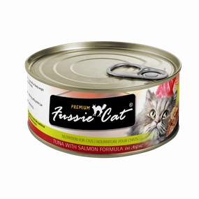 Fussie Cat Tuna with Salmon in Aspic Wet Cat Food