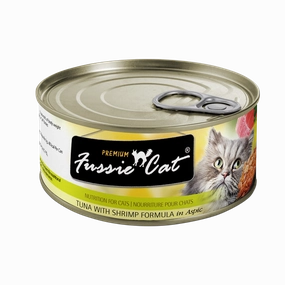 Fussie Cat Tuna with Shrimp in Aspic Wet Cat Food