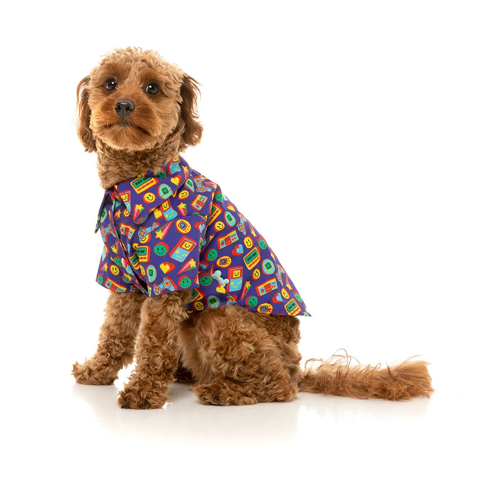 Fuzzyard Dog Button Up Shirt - Highscore Size 4