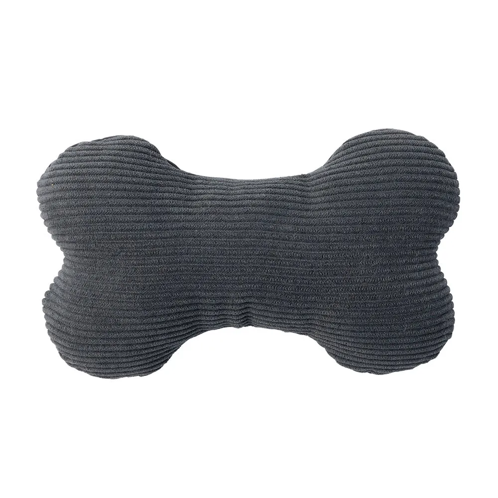 FuzzYard Dog Toy Life Bone Slate Grey S