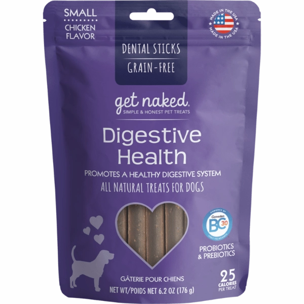 Get Naked Digestive Health Dog Dental Chew Sticks