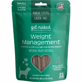 Get Naked Weight Management Small Dental Chew Sticks
