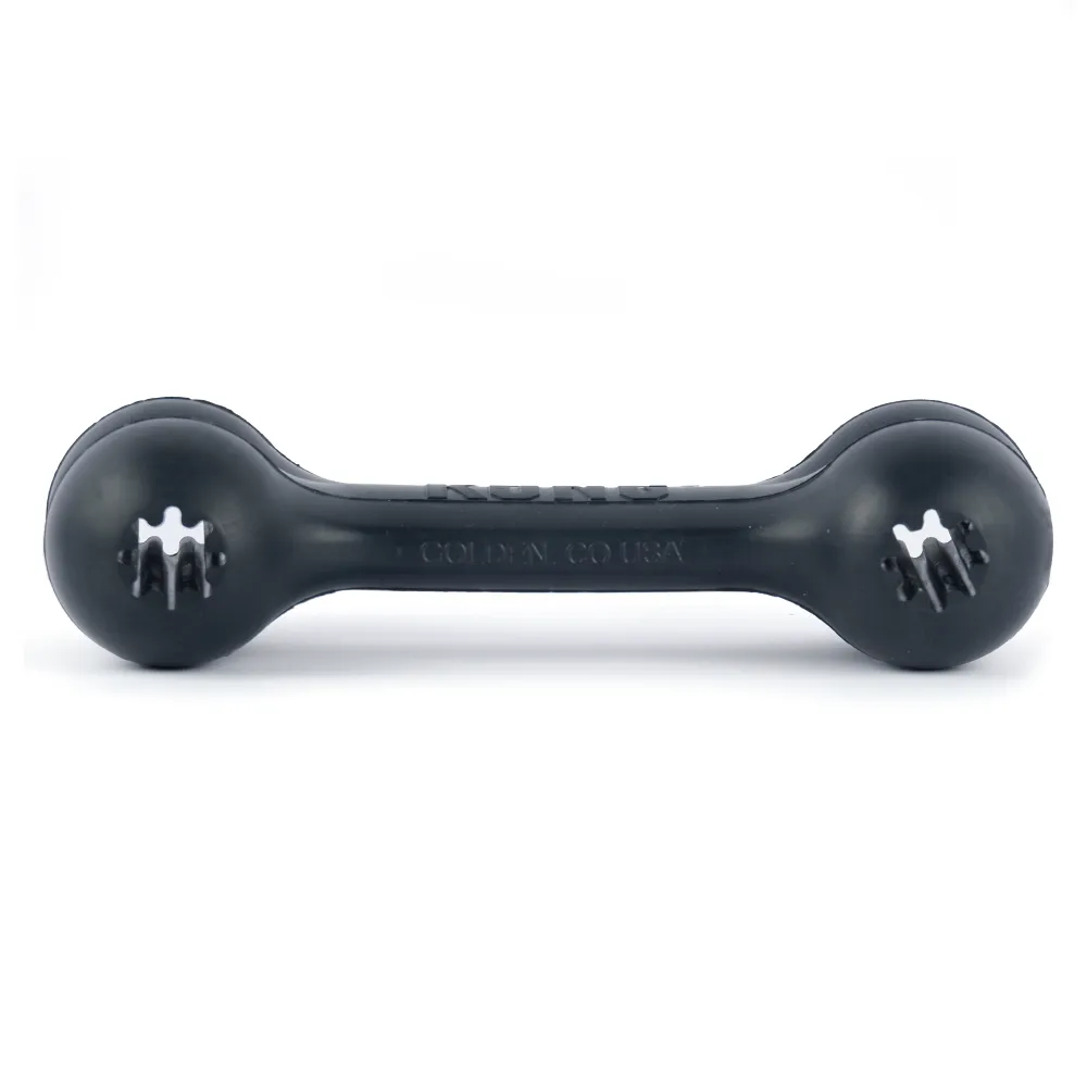 Gnawlers Calcium Milk Bone Treats & Kong Extreme Goodie Bone Toy Combo for Dogs