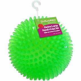 Gnawsome Extra Large Squeak & Light Ball