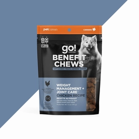 Go! Solutions Benefit Chews Weight Management   Joint Care Chicken Dog Treats