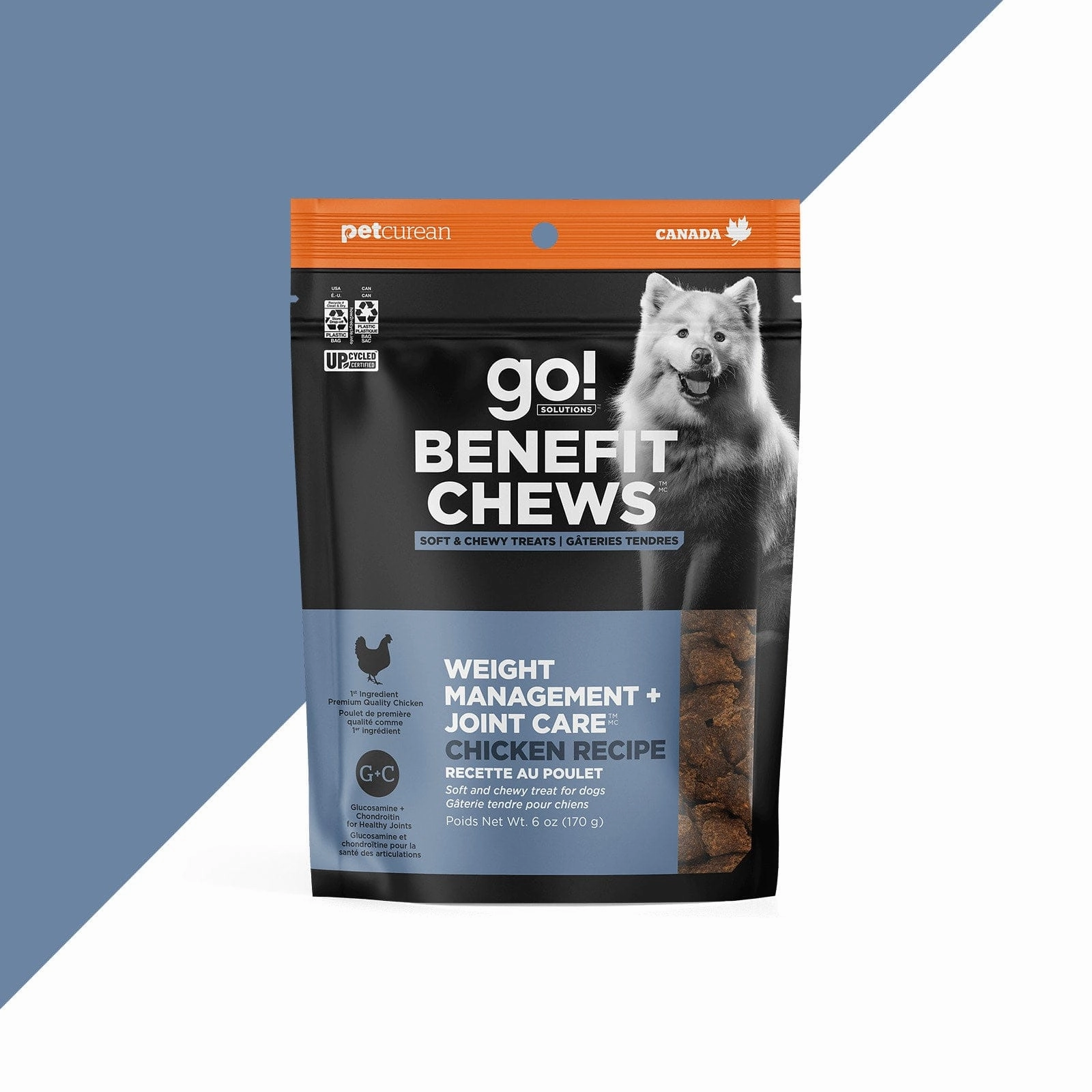 Go! Solutions Benefit Chews Weight Management   Joint Care Chicken Dog Treats