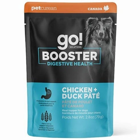 Go! Solutions Booster Digestive Health Chicken   Duck Pate Dog Food Topper