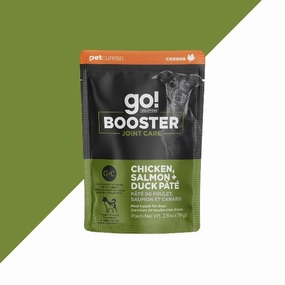 Go! Solutions Booster Joint Care Chicken, Salmon   Duck Pate Dog Food Topper