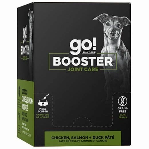 Go! Solutions Booster Joint Care Chicken, Salmon   Duck Pate Dog Food Topper