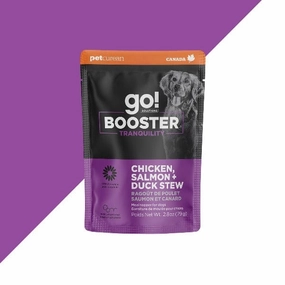 Go! Solutions Booster Tranquility Chicken, Salmon   Duck Stew Dog Food Topper
