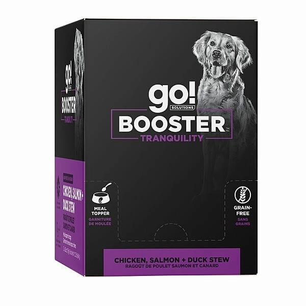 Go! Solutions Booster Tranquility Chicken, Salmon   Duck Stew Dog Food Topper