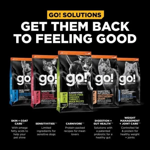 Go! Solutions Carnivore Grain-Free Chicken, Turkey & Duck Recipe Dry Puppy Food