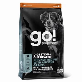 Go! Solutions Digestion   Gut Health, Chicken Recipe with Ancient Grains Dry Dog Food